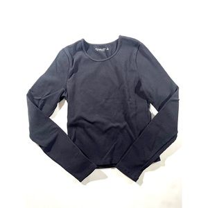 Abercrombie & Fitch Soft A&F Collection Small Black Long Sleeve Shirt